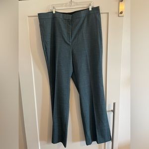 Ann Taylor Size 18 High Waist Gray Dress Trousers